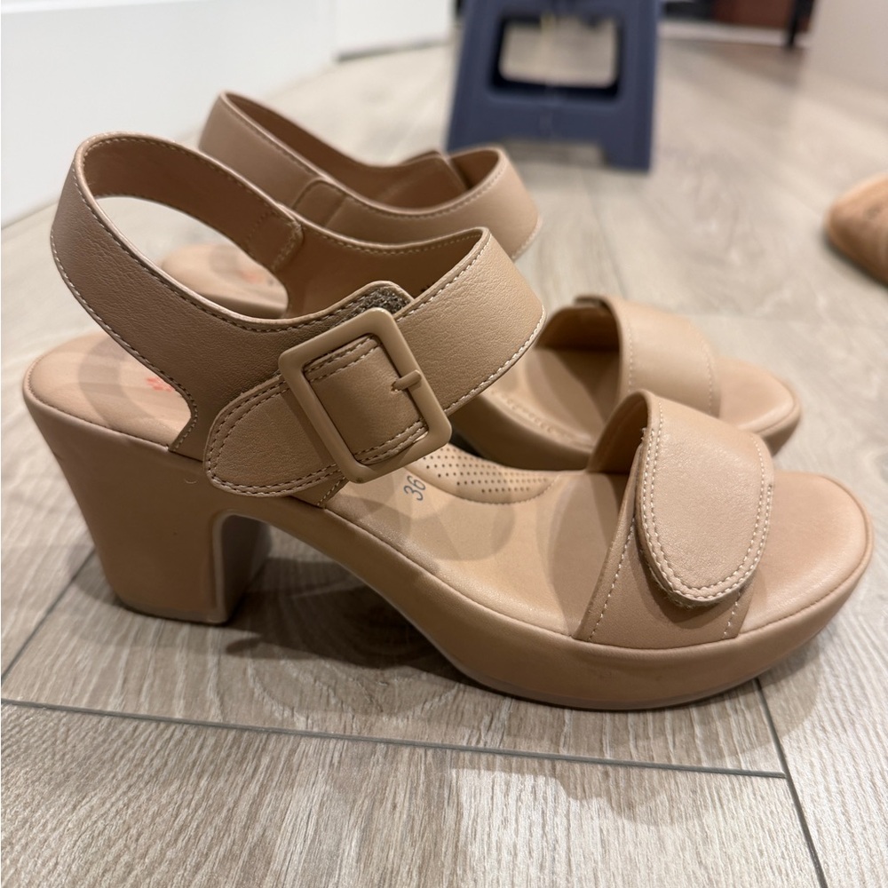 Patrizia Tan Leather Slingback Sandals - Picture 2 of 2